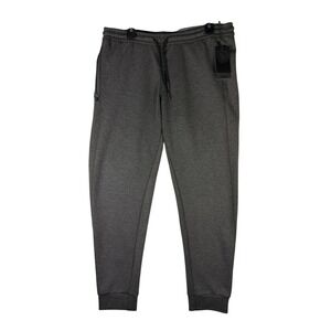 Motion Mens Tech Fleece Jogger Charcoal Heather Pants AM34KB012 Size L NEW